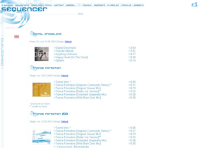 Sequencer Homepage v. 2 screenshot